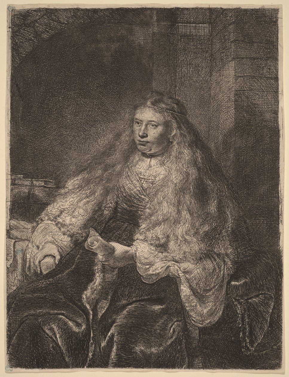 Die große jüdische Braut von Rembrandt van Rijn