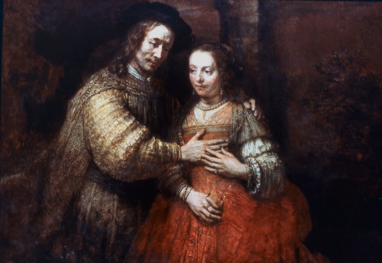 Die jüdische Braut, Das Liebespaar, 1667 von Rembrandt van Rijn