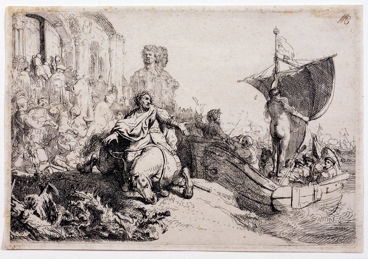 Das Schiff des Glücks von Rembrandt van Rijn