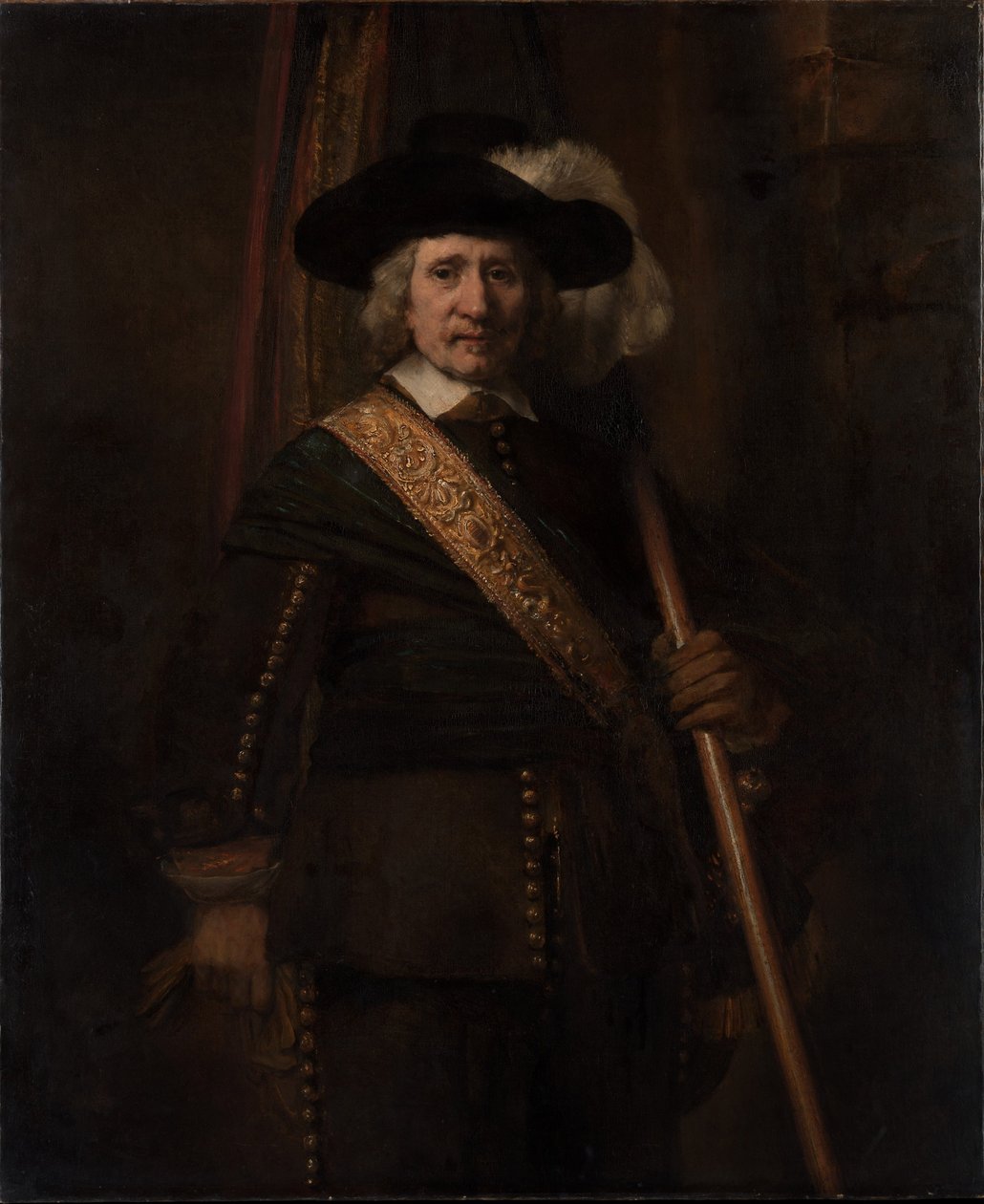 Der Fahnenträger, Floris Soop, 1654 von Rembrandt van Rijn