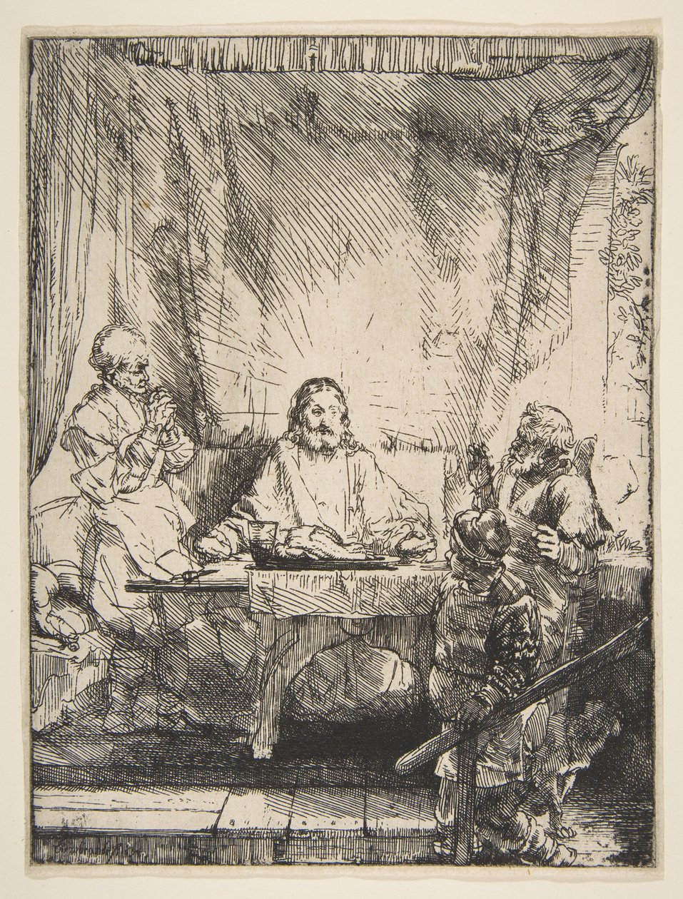 Das Abendmahl in Emmaus, 1654 von Rembrandt van Rijn