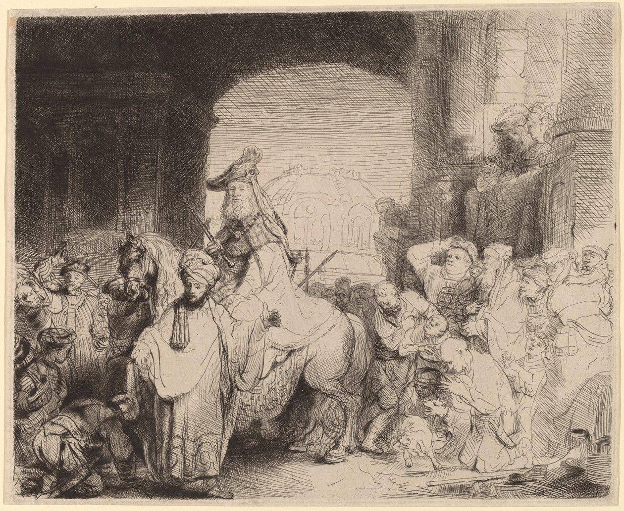 Der Triumph von Mordechai von Rembrandt van Rijn