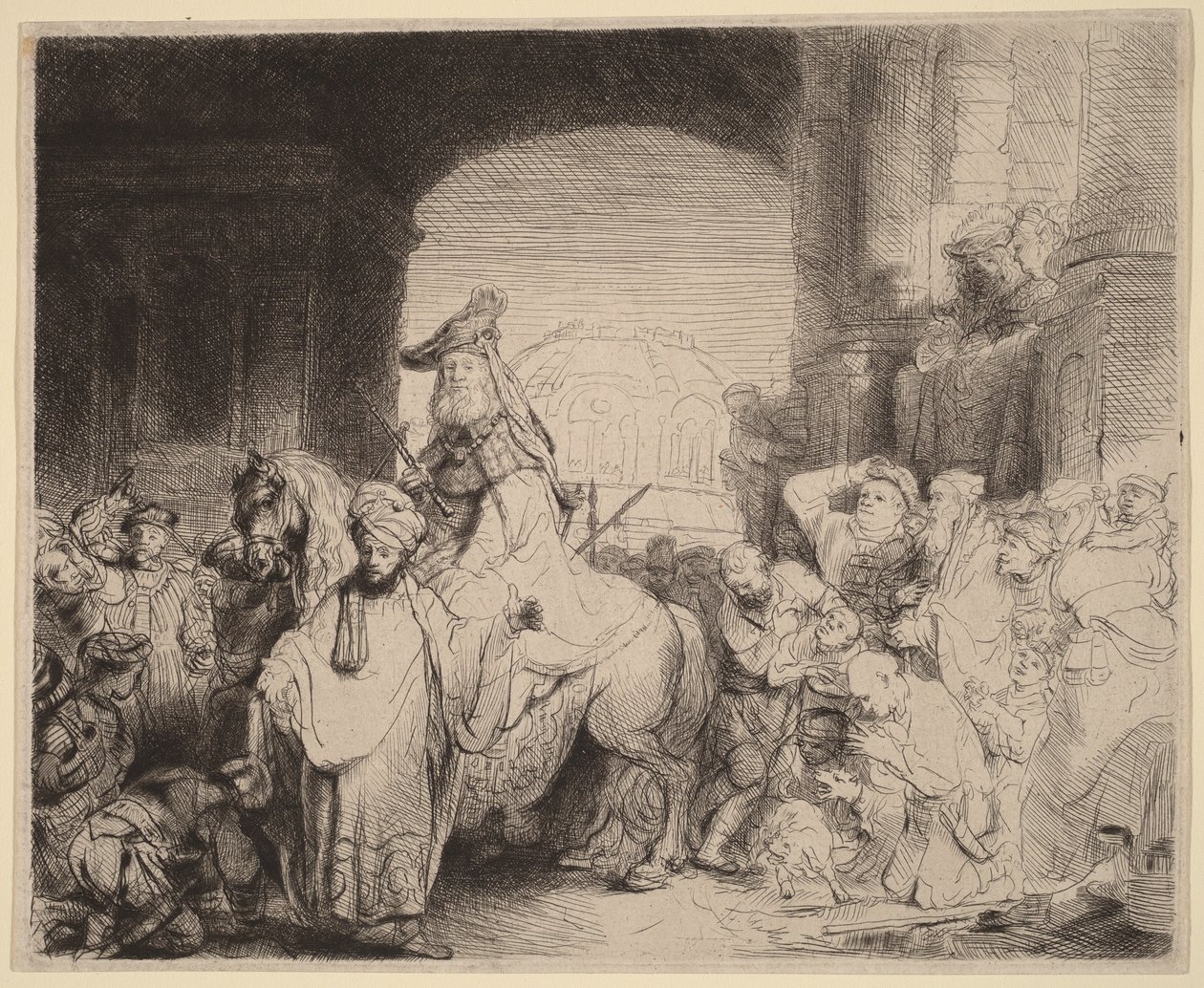 Der Triumph des Mordechai von Rembrandt van Rijn