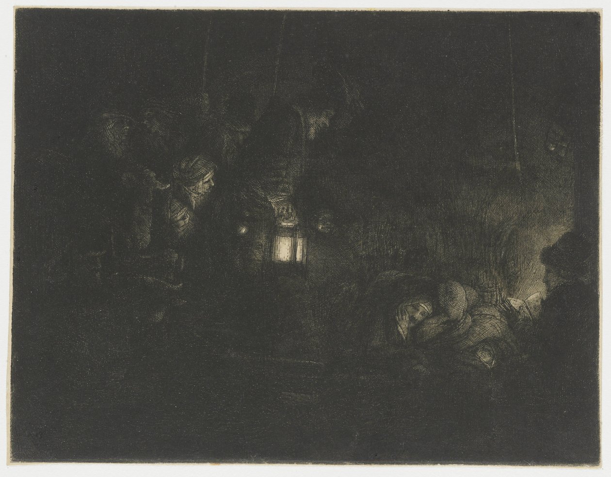 Die Anbetung der Hirten: ein Nachtstück von Rembrandt van Rijn