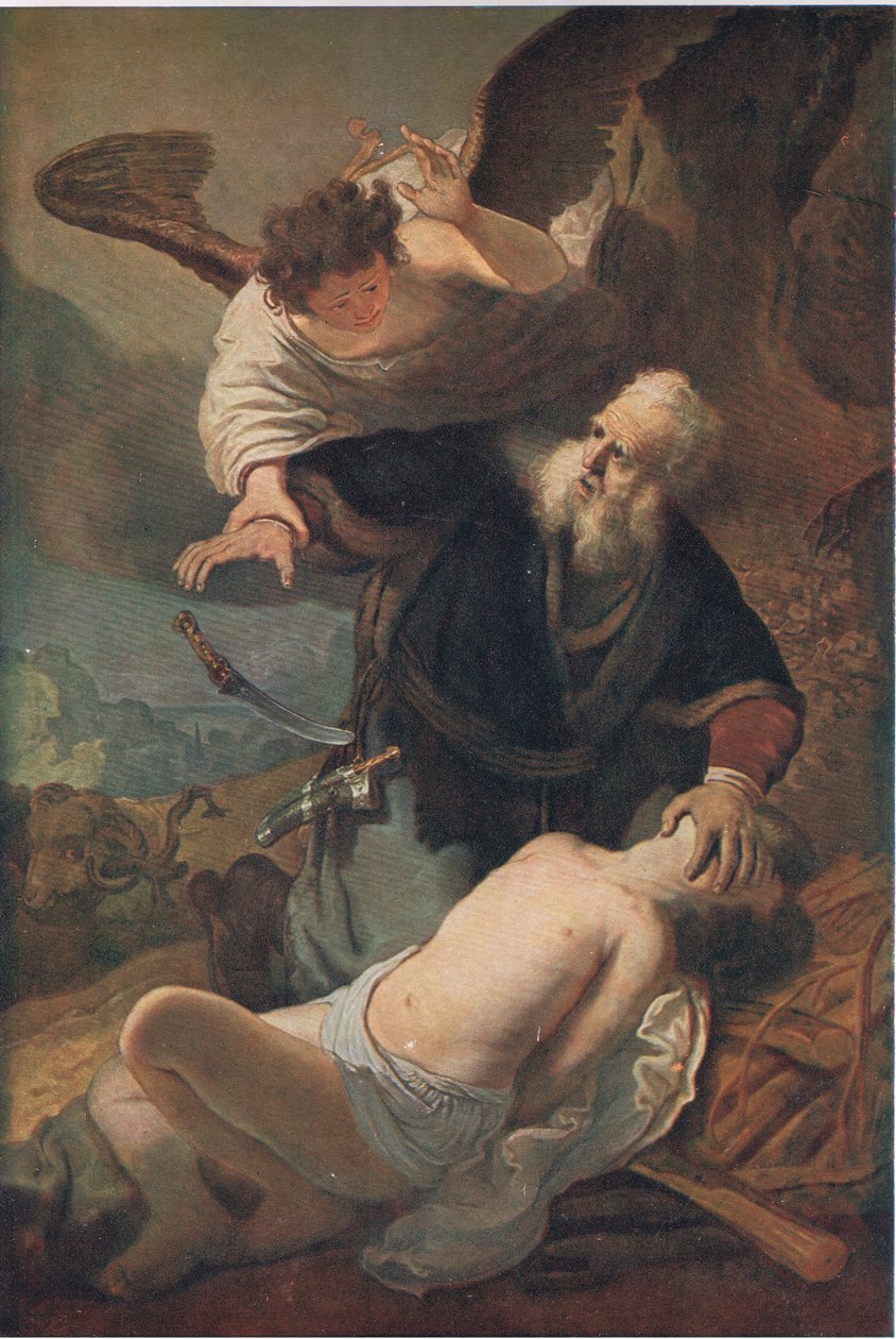 Das Opfer Isaaks von Rembrandt van Rijn