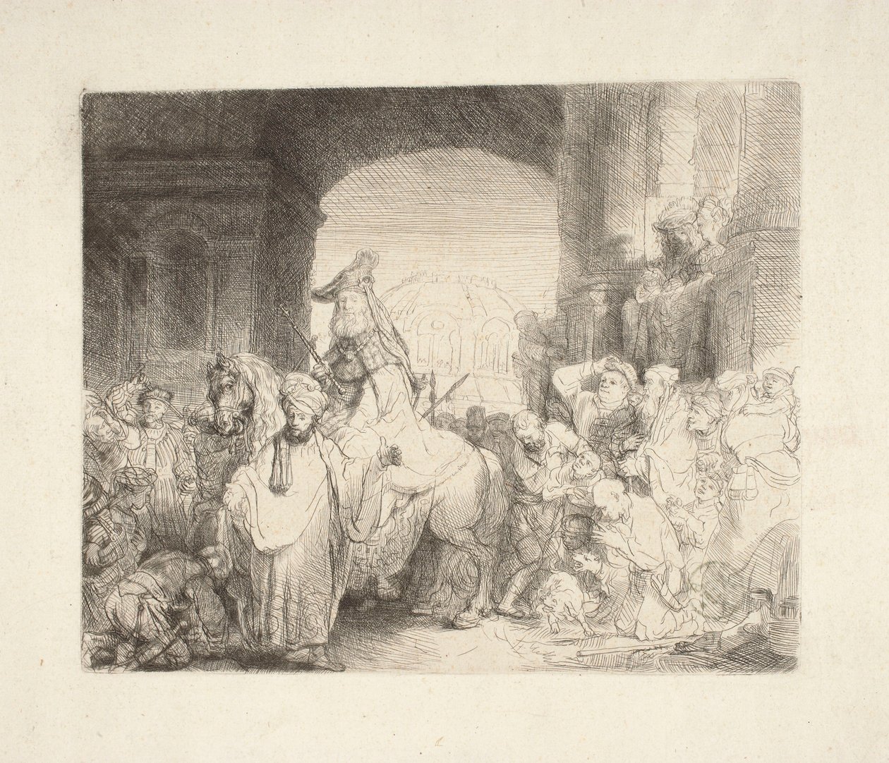 Triumph des Mardocheus von Rembrandt van Rijn