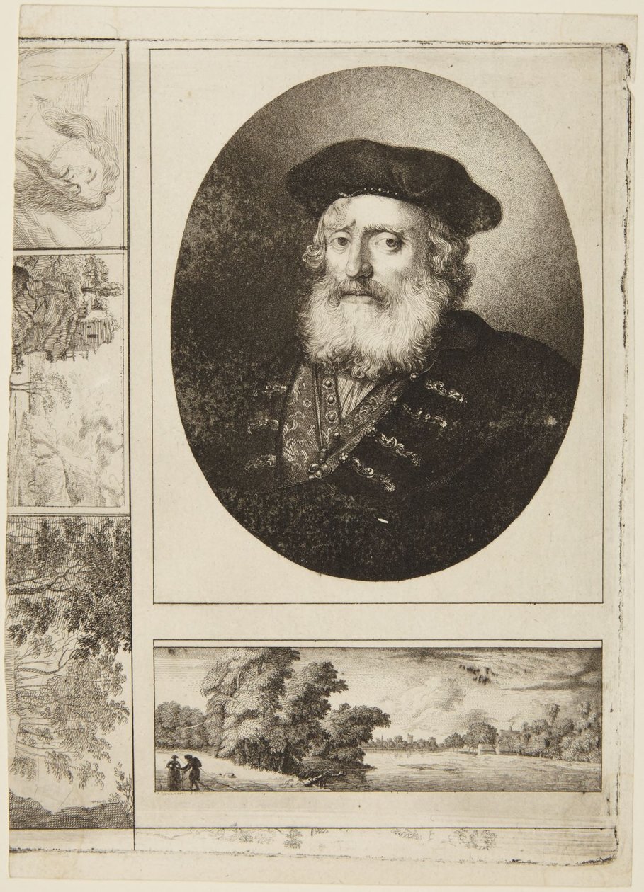 Alter Mann mit Mütze von Rembrandt van Rijn