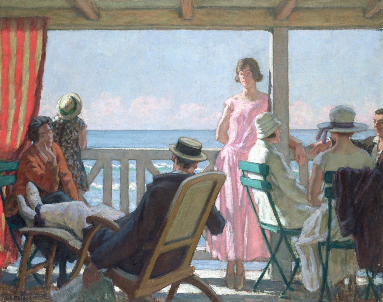 Am Ufer des Ärmelkanals von René François Xavier Prinet