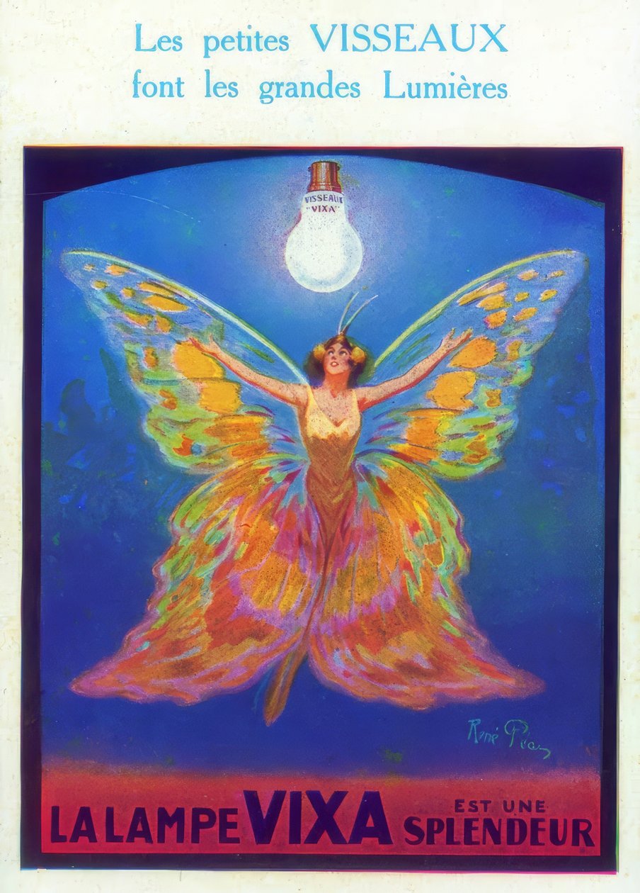 Lampes Visseaux von Rene Pean