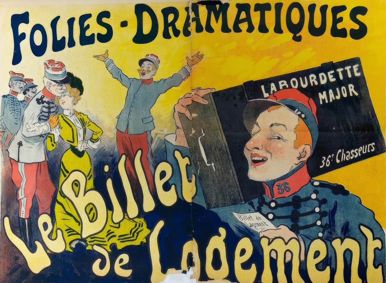 Das Einquartierungsbillett von Rene Pean