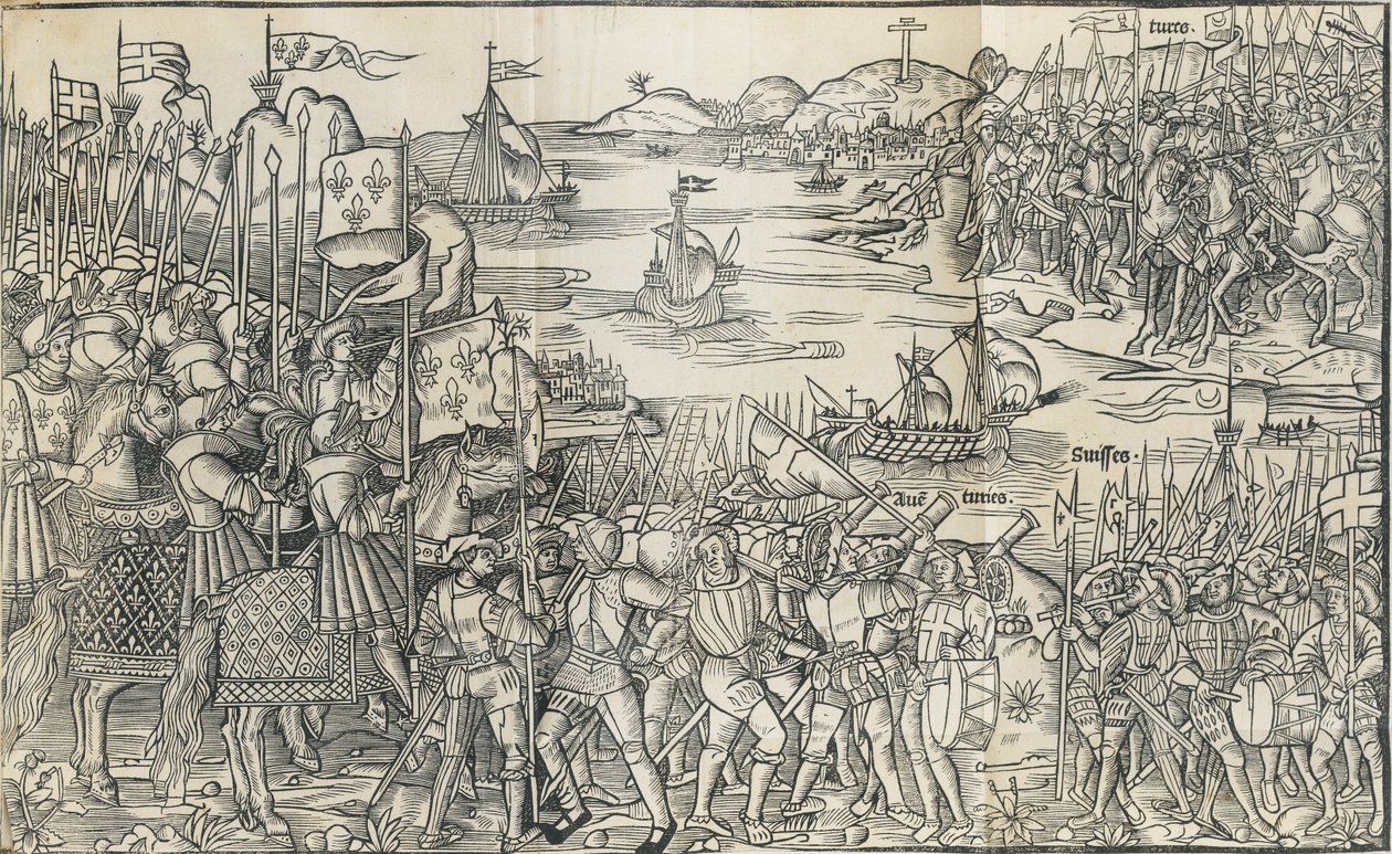 Illustration aus Peregrinatio in terram sanctam Reise ins Heilige Land von Bernhard von Breidenbach von Reuwich