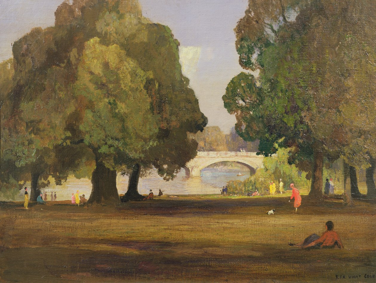 In den Kensington Gardens von Rex Vicat Cole