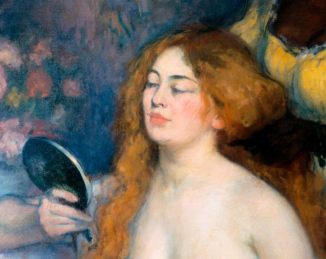 Die Toilette (Detail). Gemälde von Ricard Canals i Llambi (1876-1931) von Ricardo Canals y Llambi