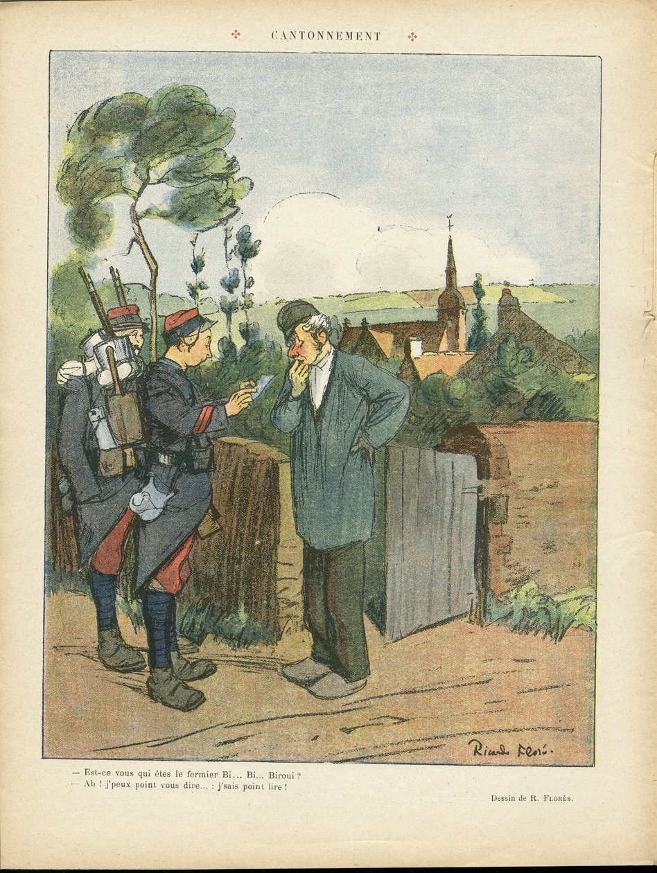 Illustration von Ricardo Flores (1878-1918) in Le Lire von Ricardo Flores