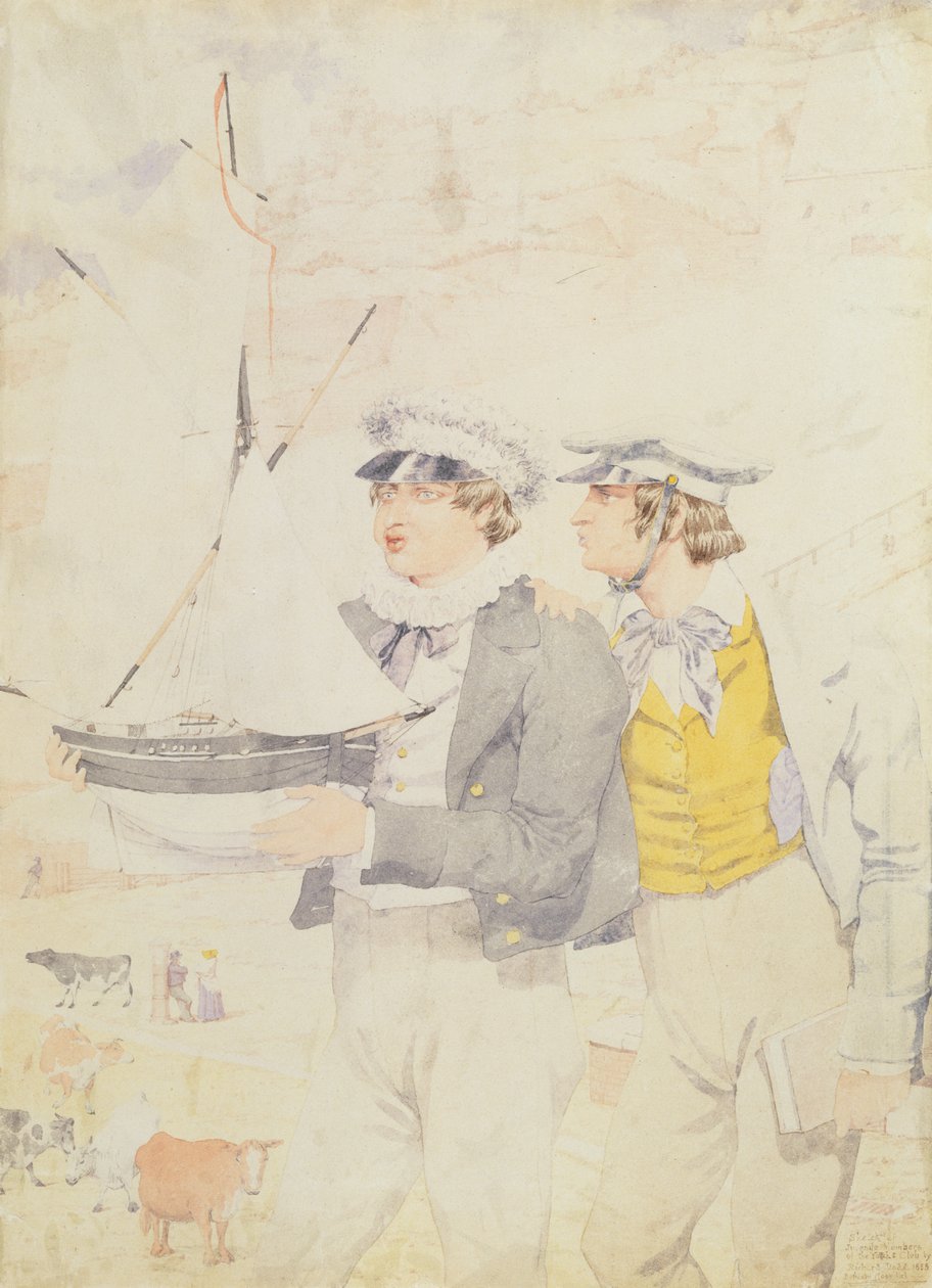 Jugendliche Mitglieder des Yachtclubs, 1853 von Richard Dadd