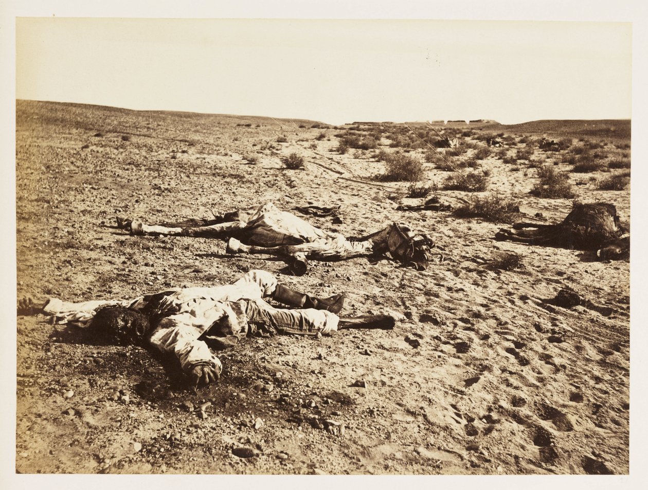 Toter Soldat in Tel-el-Kebir, Ägypten, 6. Dezember 1882 von John Pardon