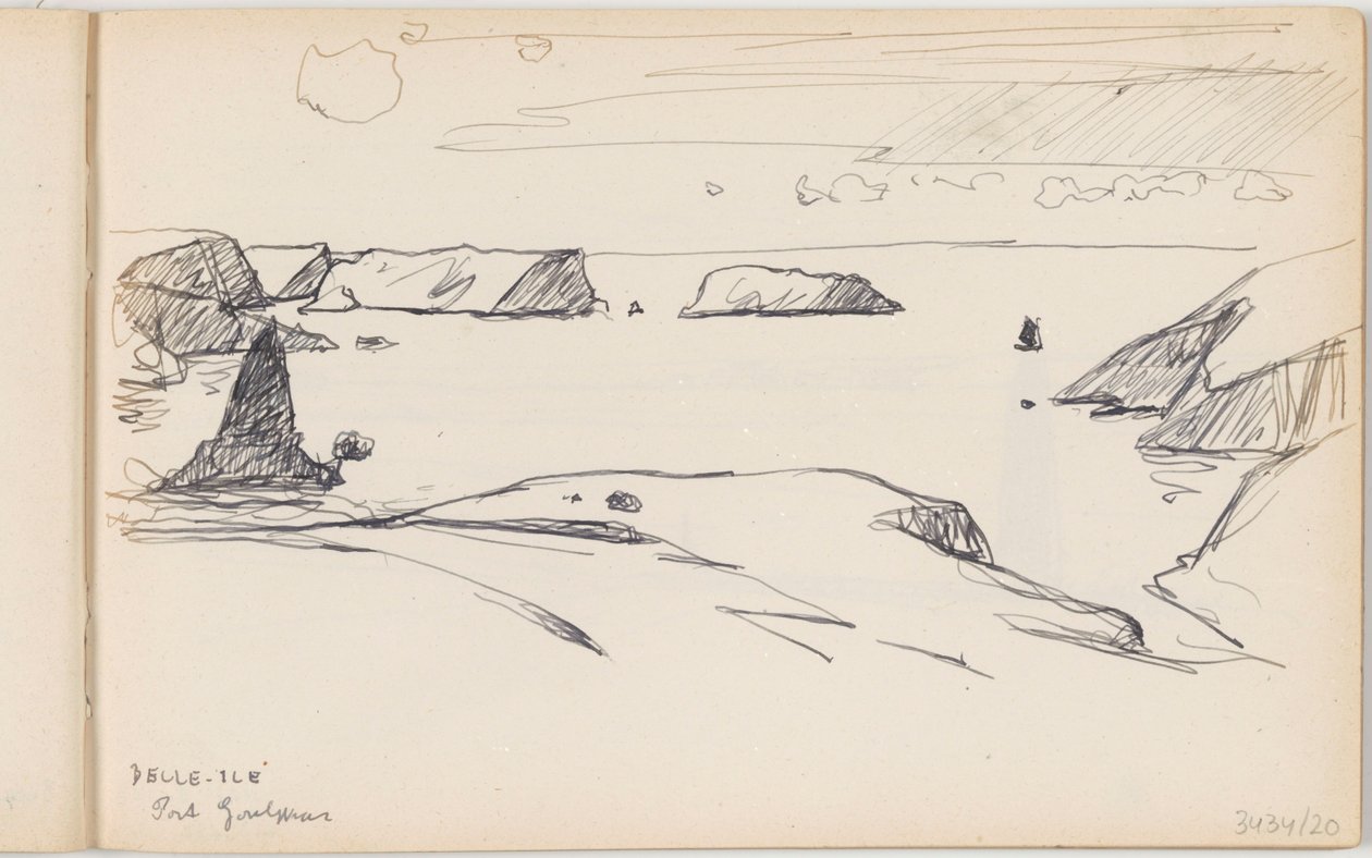 Belle-Île-en-Mer Port Goulphar von Richard Baseleer
