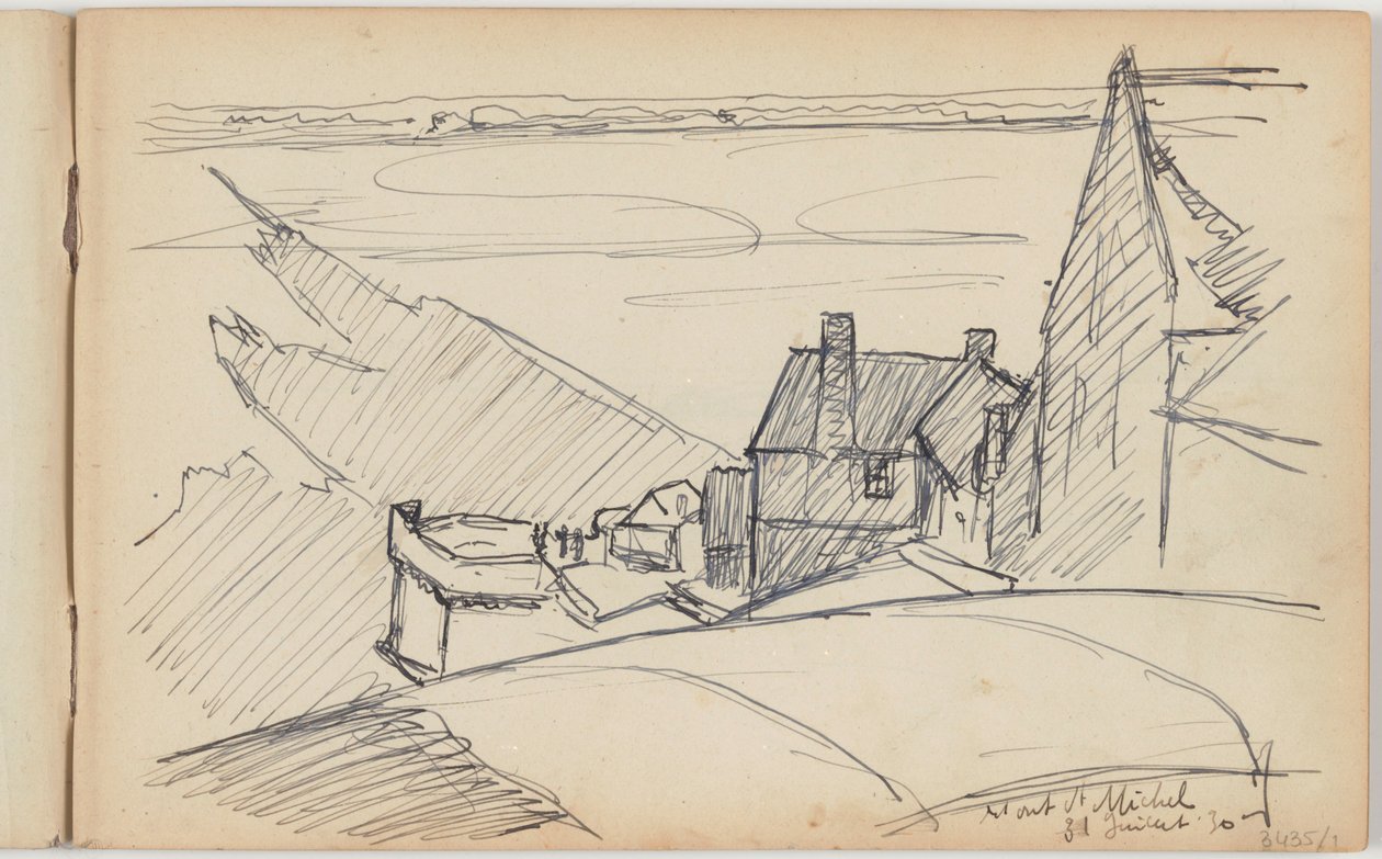 Mont Saint-Michel von Richard Baseleer