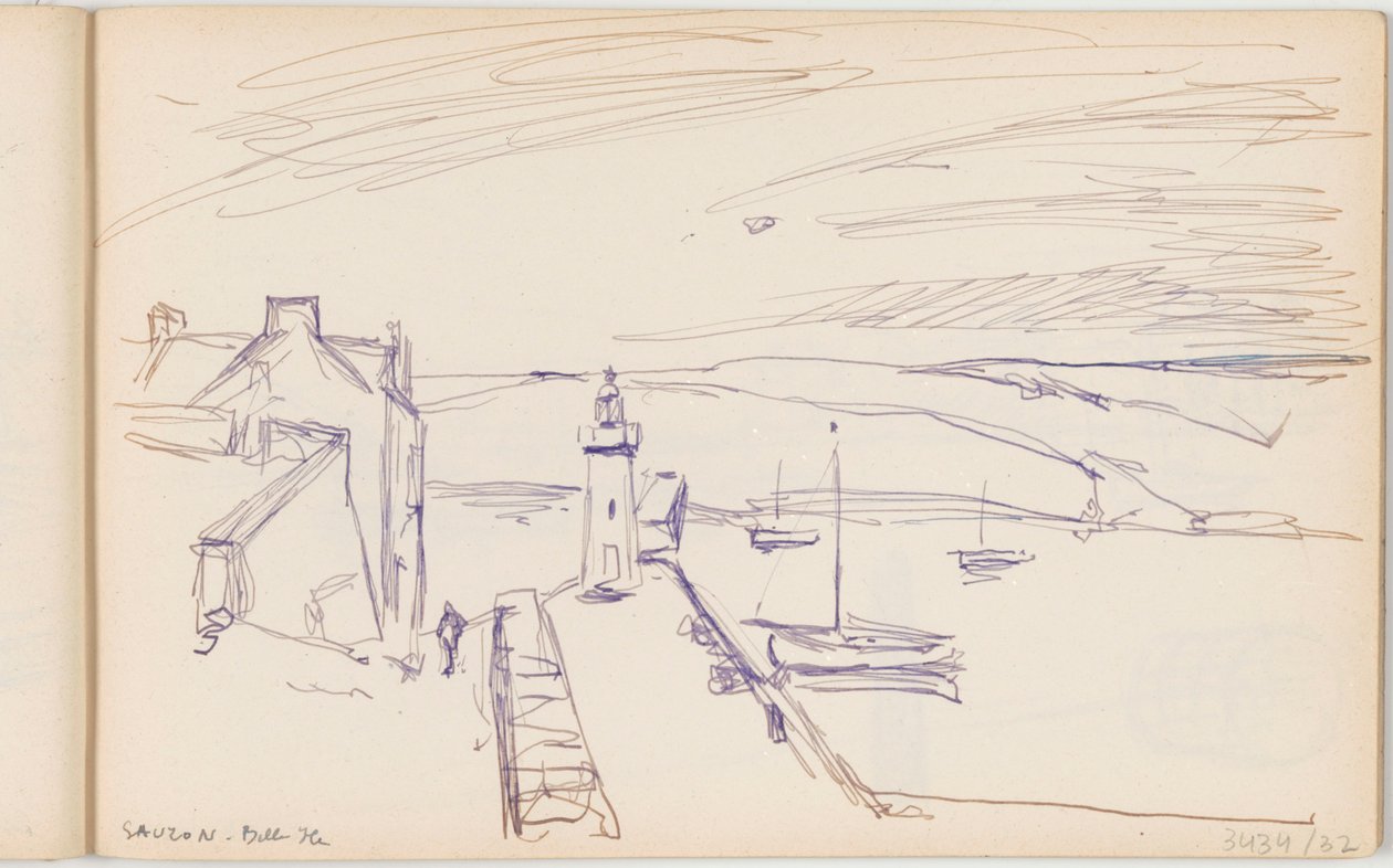 Sauzon Belle-Île-en-Mer von Richard Baseleer