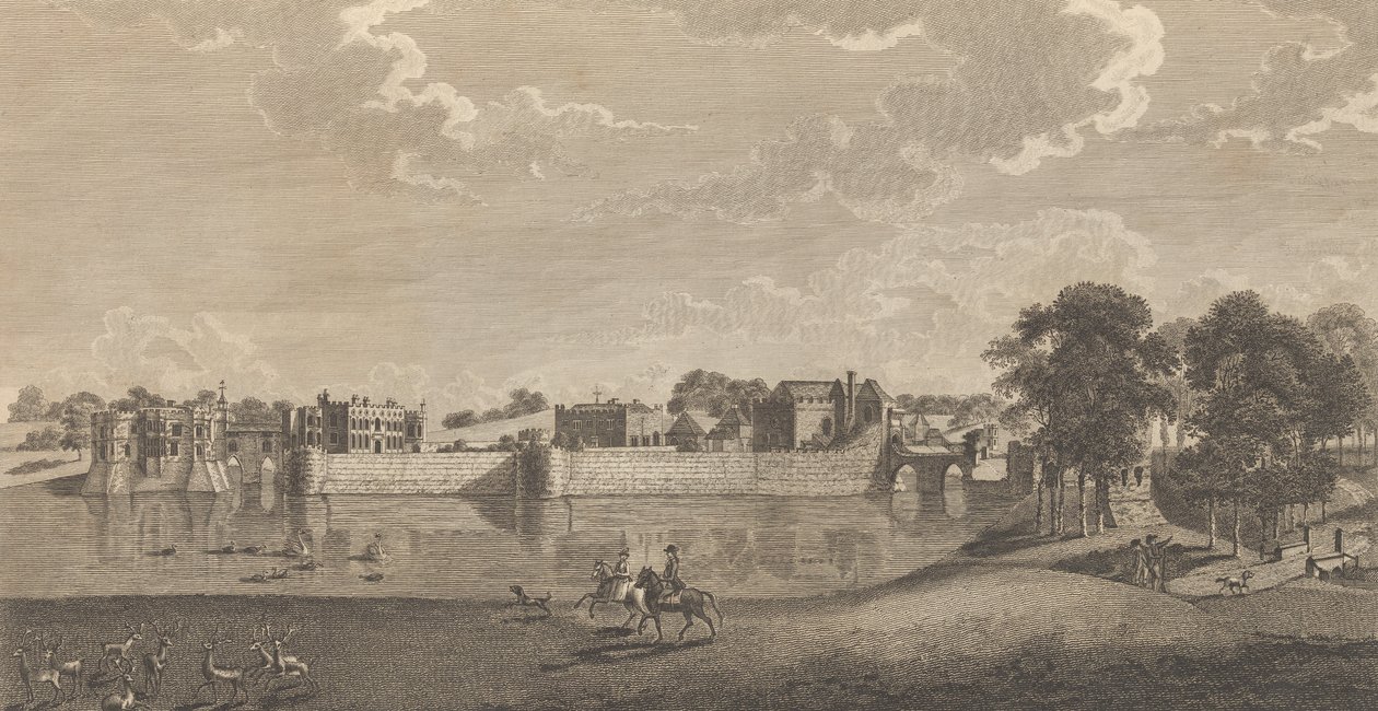 Leeds Castle, im County Kent, aus Edward Hasted