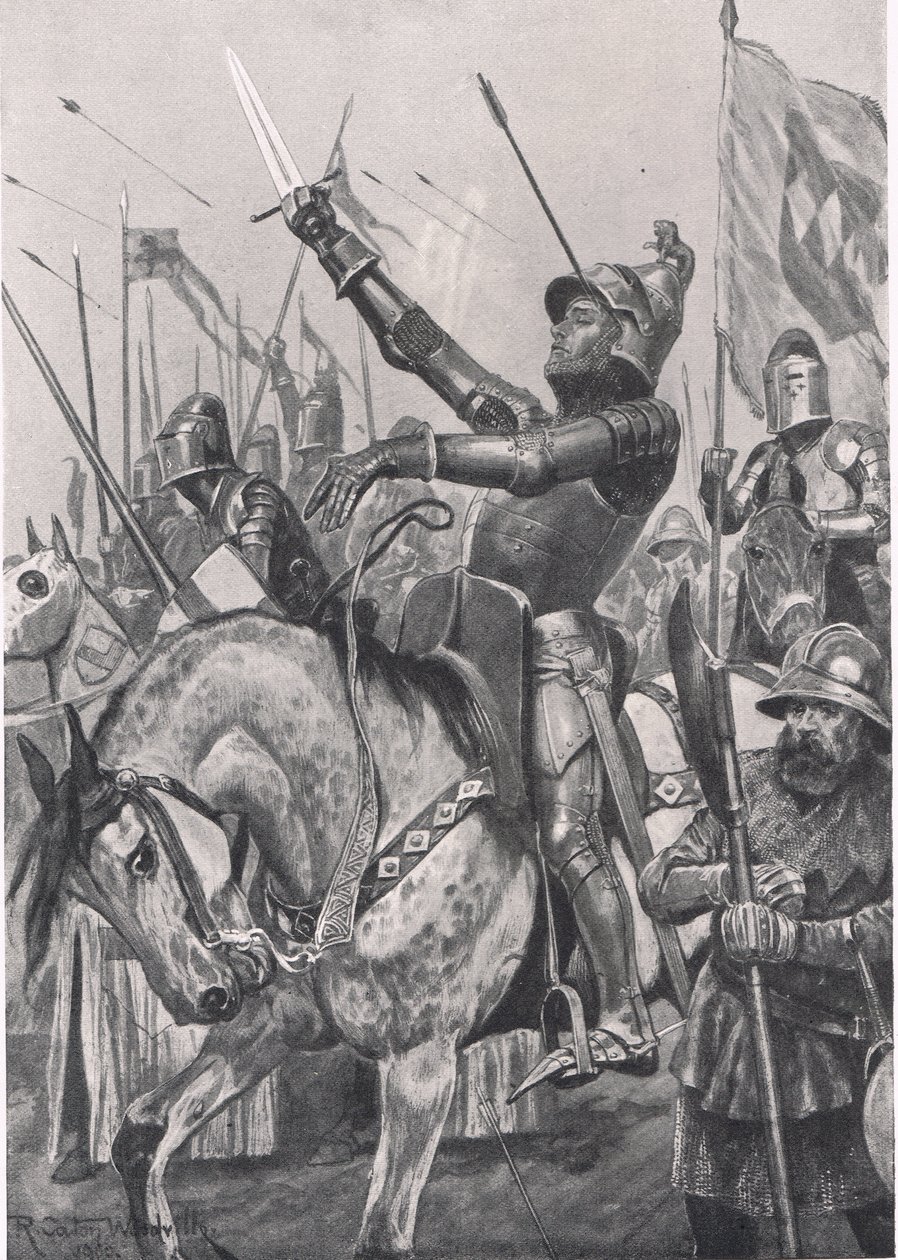 Der Tod von Henry Hotspur, 21. Juli 1403, Illustration aus 