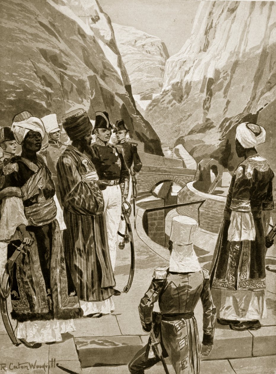 Die Briten nehmen Aden in Besitz, 1879, Illustration aus 