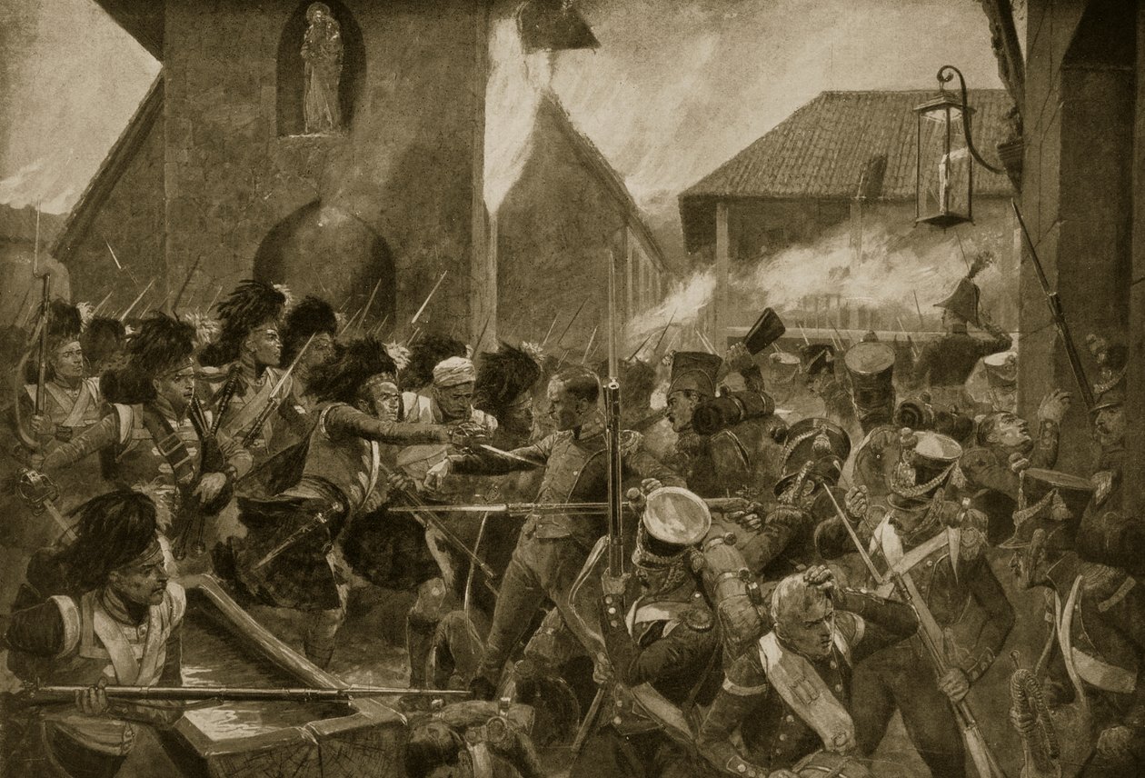 Die 42. Highlander bei Corunna, Illustration aus 
