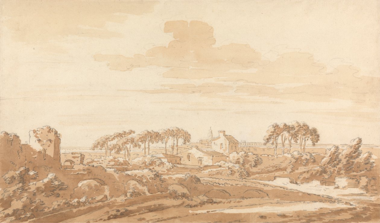 Italienische Landschaft von Richard Cooper the Elder