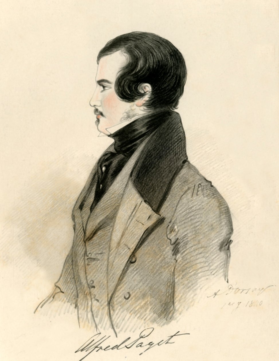 Alfred Paget, 1840 von Richard James Lane