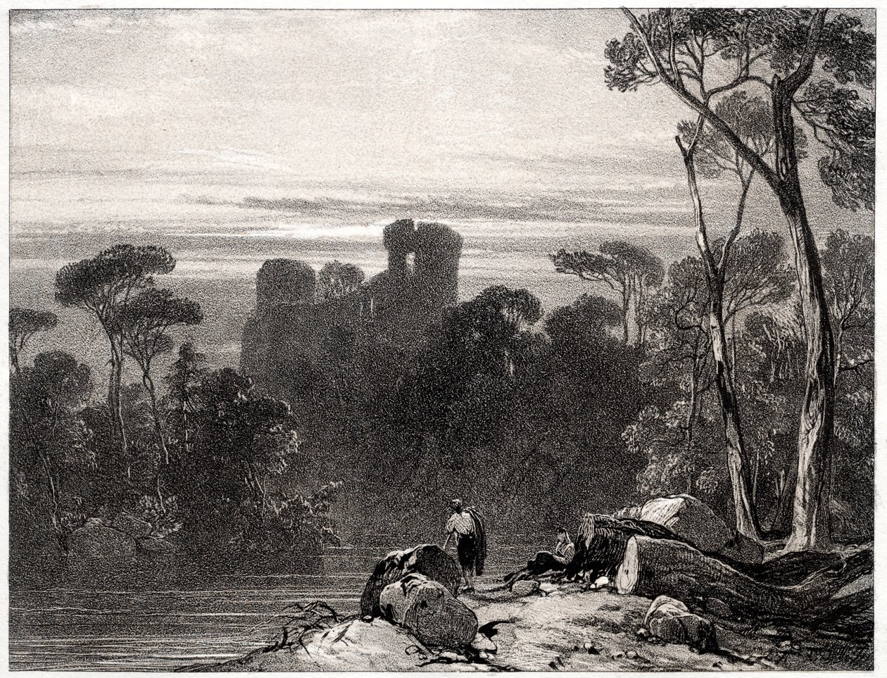 Bothwell Castle von Richard Parkes Bonington