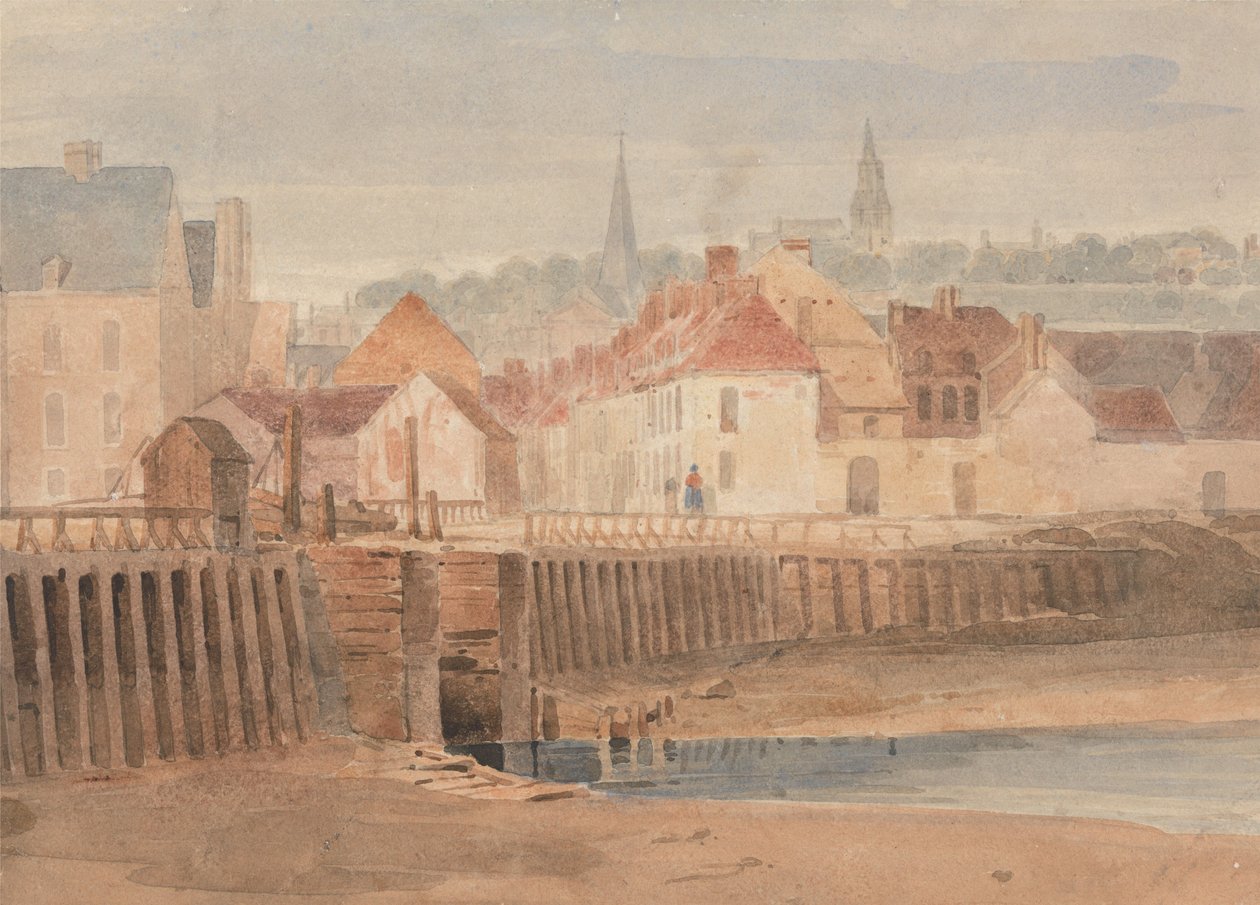 Hafen von Boulogne von Richard Parkes Bonington