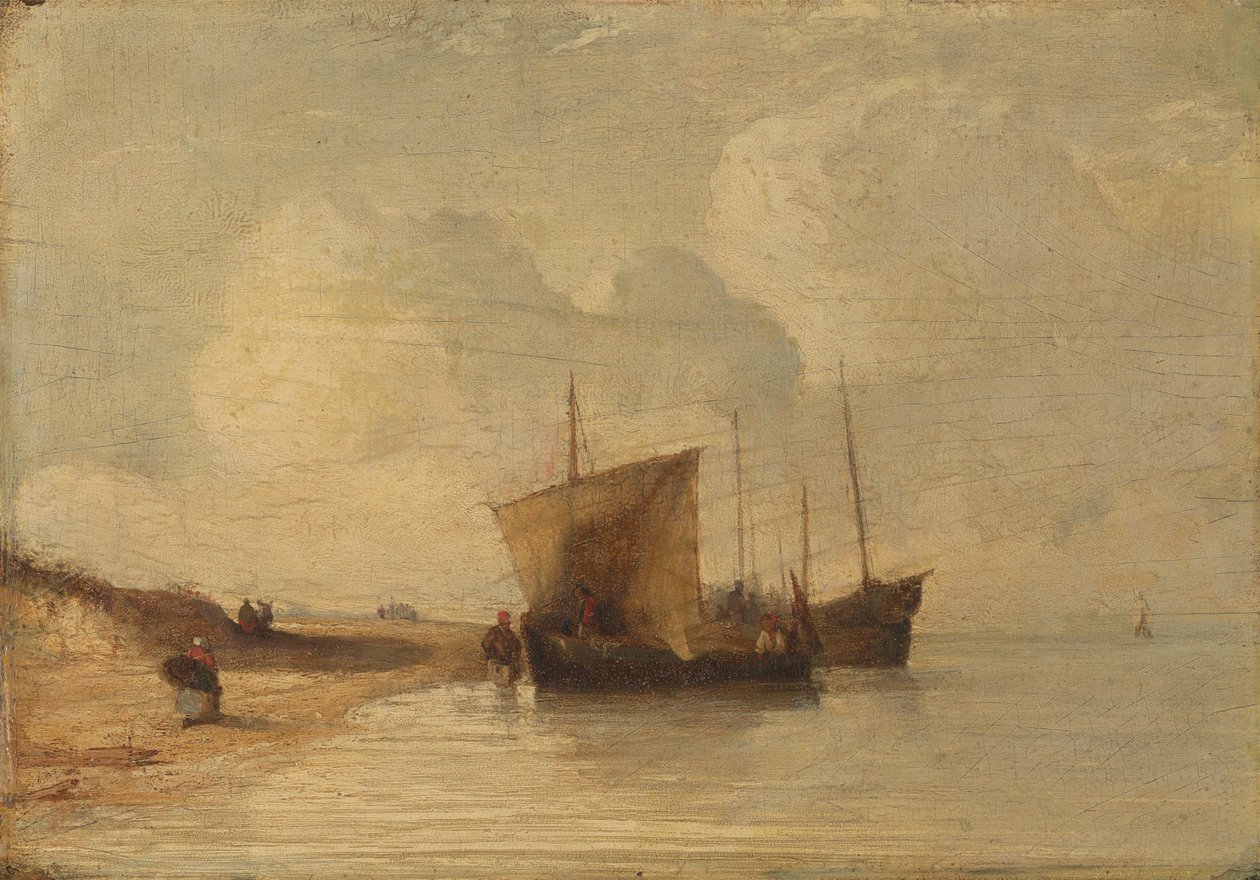 Normandieküste von Richard Parkes Bonington