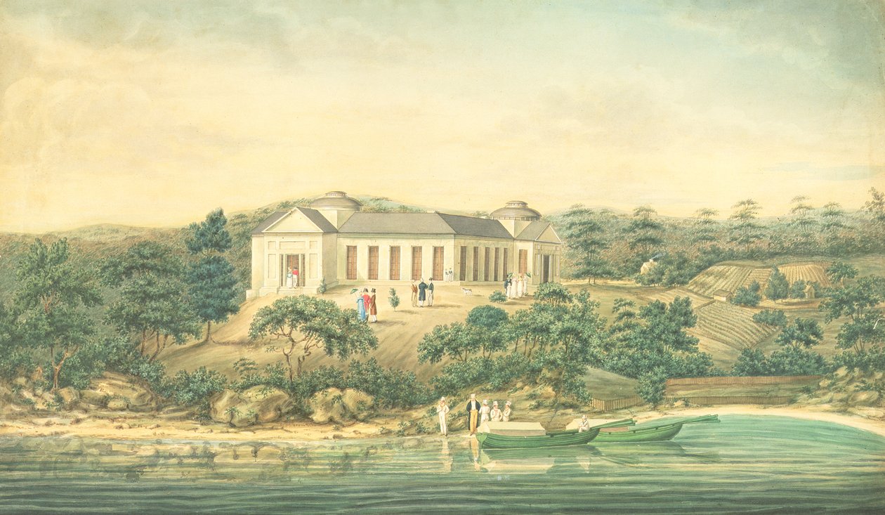 Henrietta Villa, Point Piper, Heim von Captain John Piper, 1820 von Richard Read