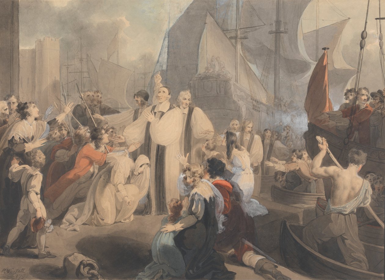 Die sieben Bischöfe vor Gericht von Richard Westall