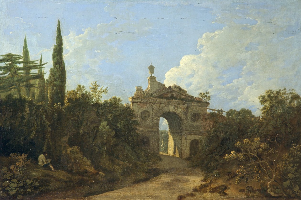 Ruinenbogen in den Kew Gardens, Surrey von Richard Wilson