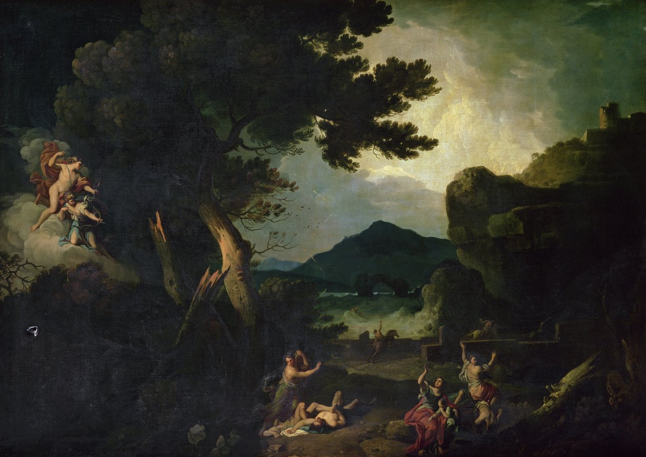 Die Zerstörung der Kinder der Niobe von Richard Wilson