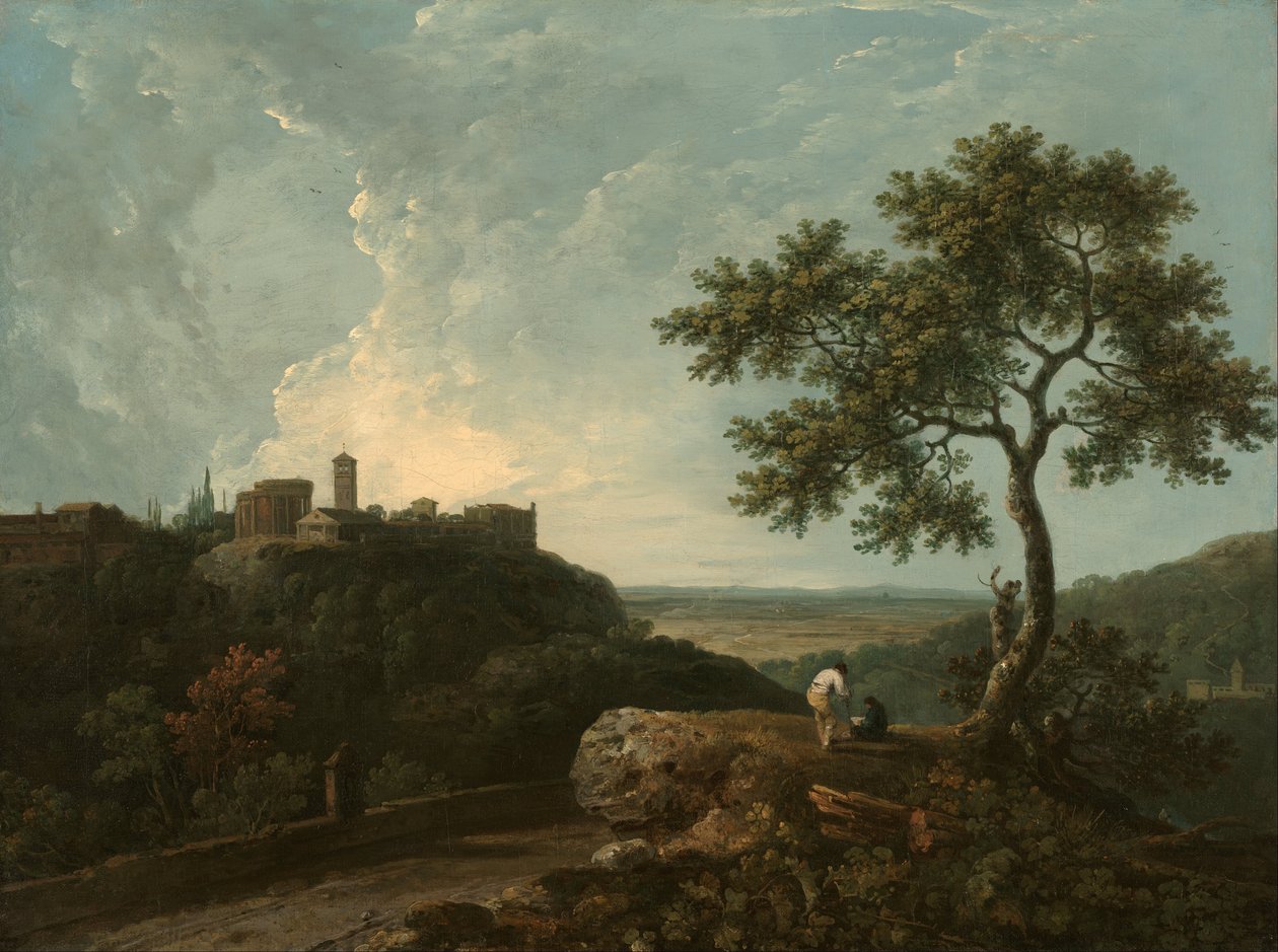 Tivoli: Der Sibyllentempel und die Campagna von Richard Wilson