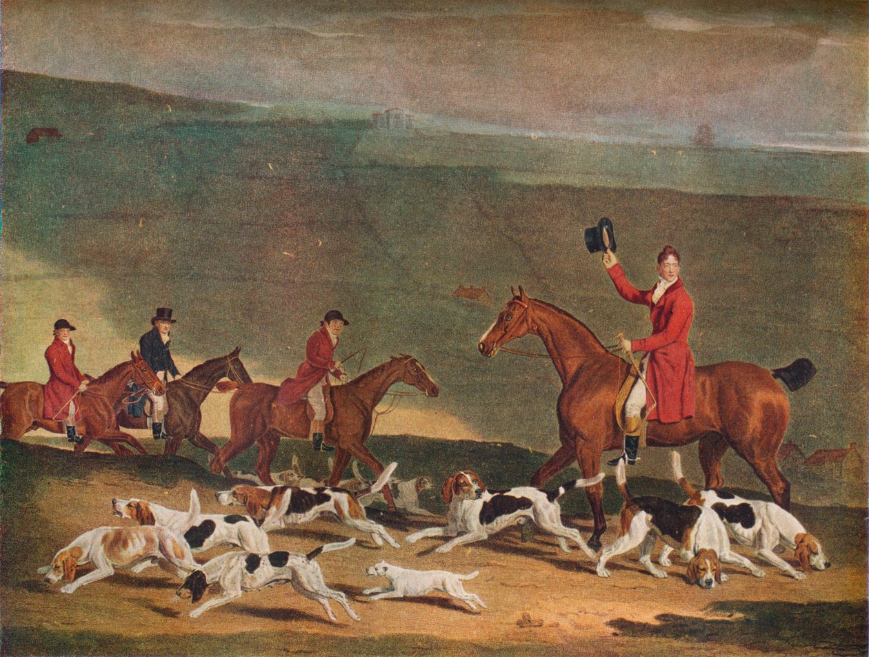 Francis Duckenfield Astley, Esq., und seine Harriers, 19. Jahrhundert von Richard Woodman