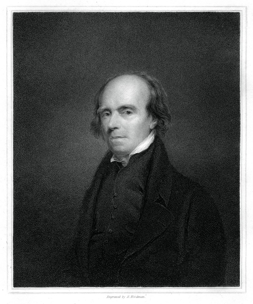 John Flaxman, britischer Designer, Zeichner und Bildhauer, 1833 von Richard Woodman