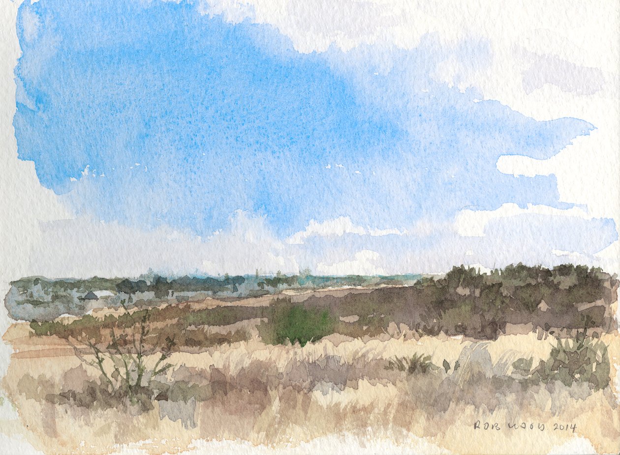 Winter auf der Prärie, 2014 von Rob Wood