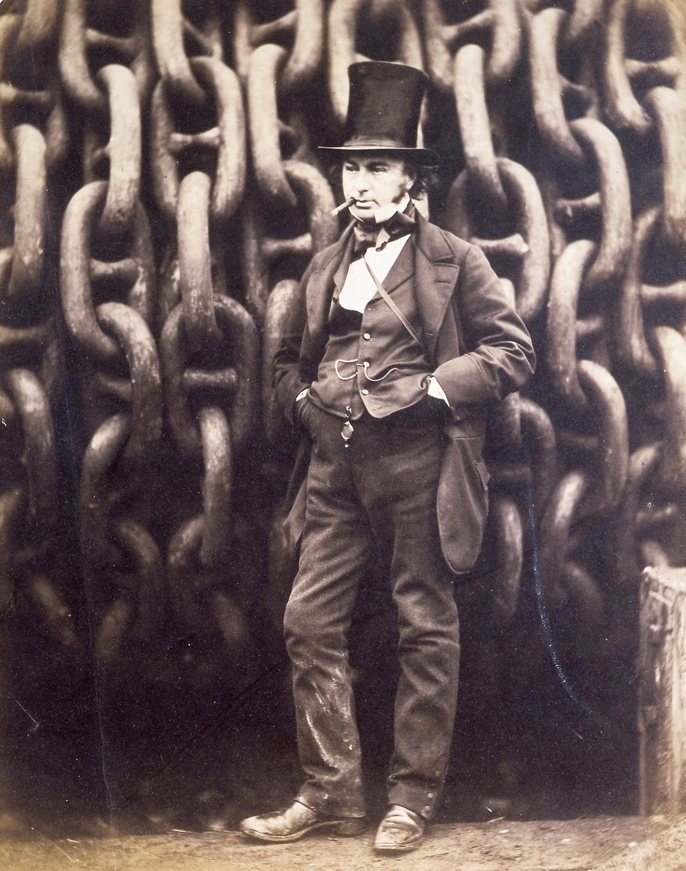 Isambard Kingdom Brunel und die Startketten der Great Eastern von Robert Howlett