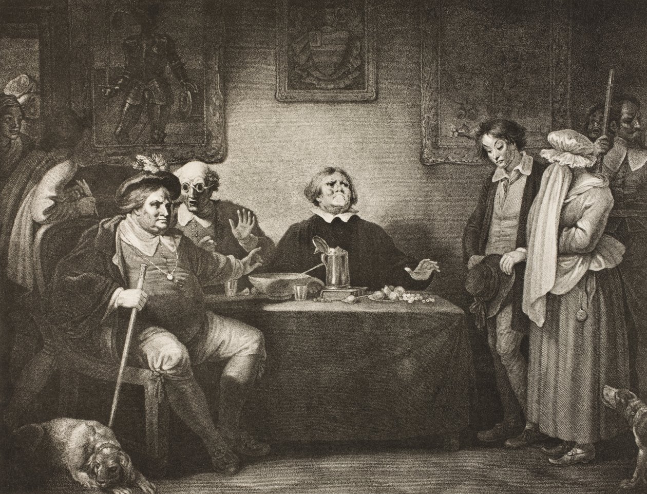 Die sieben Lebensalter des Menschen, fünftes Alter, Akt II, Szene VII, aus 