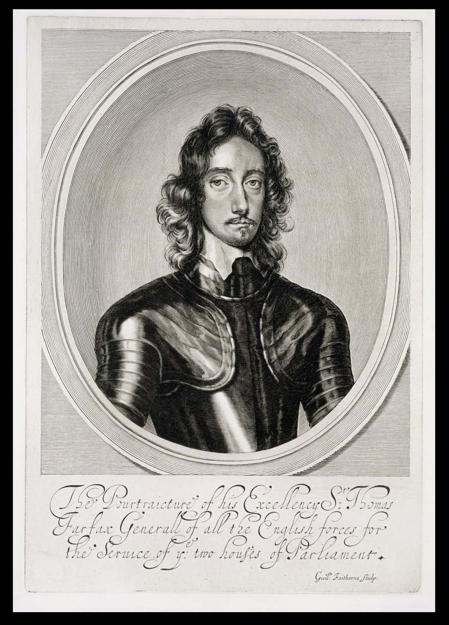 Porträt von Thomas, Lord Fairfax (1612-71) von Robert Walker