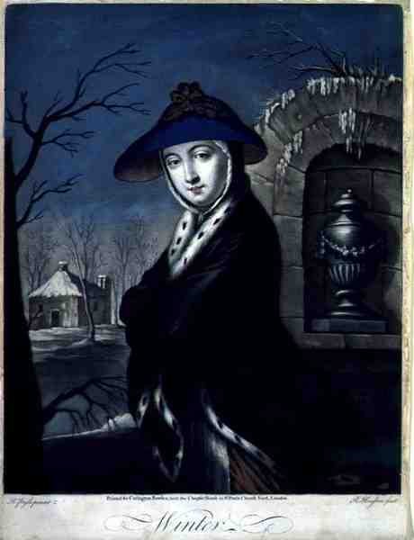 Winter, veröffentlicht von Carington Bowles von Robert (after) Pyle