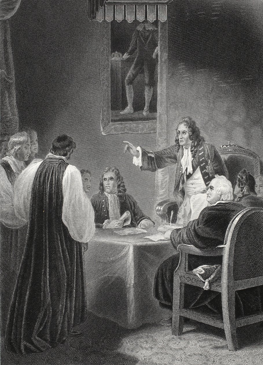 Die Bischöfe vor dem Geheimen Rat von Robert (after) Smirke