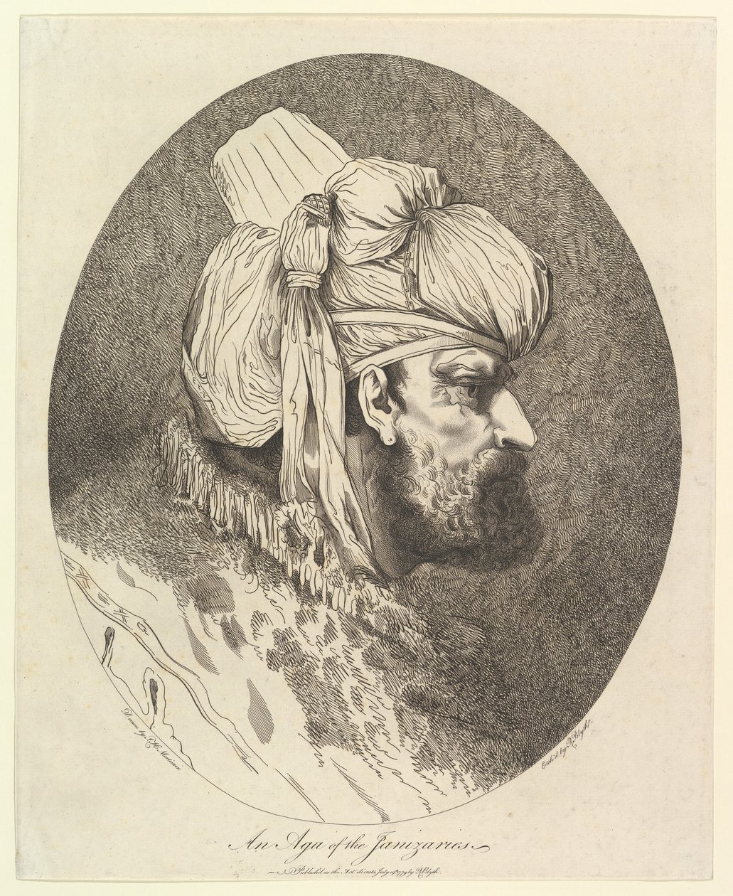 Ein Aga der Janitscharen, 19. Juli 1779 von Robert Blyth