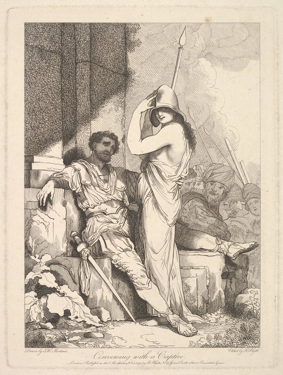 Gespräch mit einem Gefangenen, 15. November 1779 von Robert Blyth
