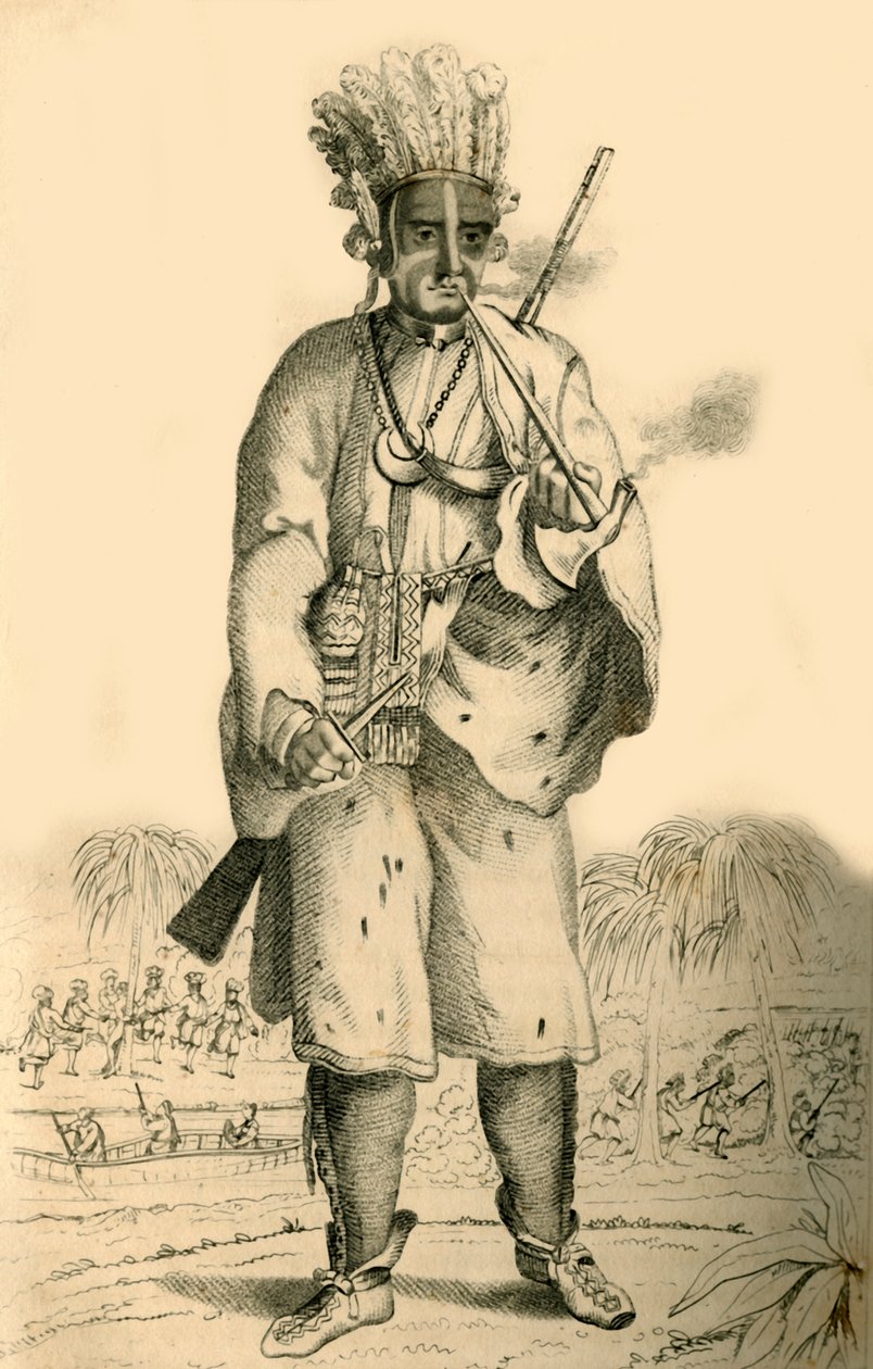 Peter Williamson, bemerkenswert für seine Gefangenschaft und Leiden, 1821 von Robert Cooper