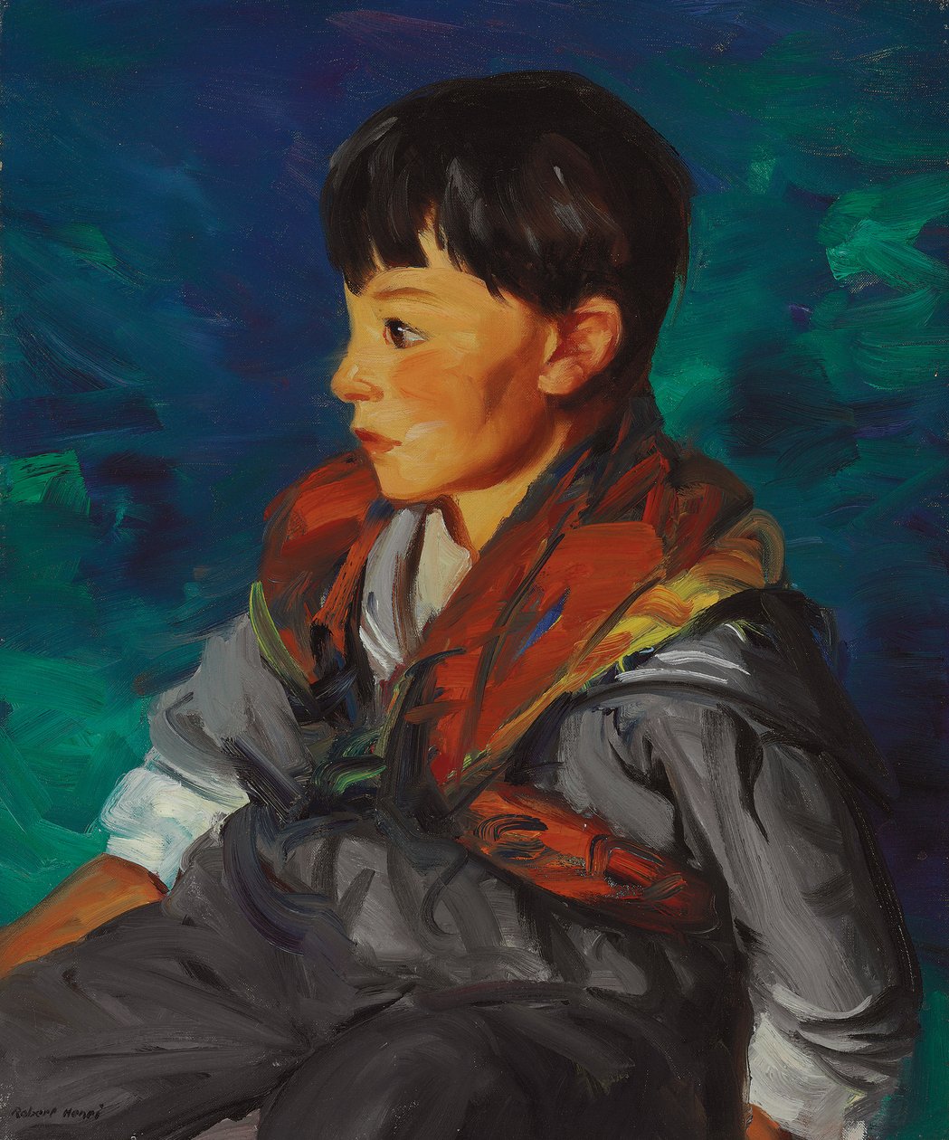 Nelson Cooper, Zigeunerjunge, 1915 von Robert Cozad Henri