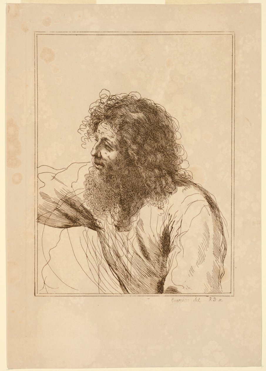 Kopf eines alten Mannes von Robert Dighton
